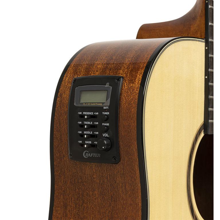 Crafter HD250-CE-N Dreadnought E/A guitar med cutaway