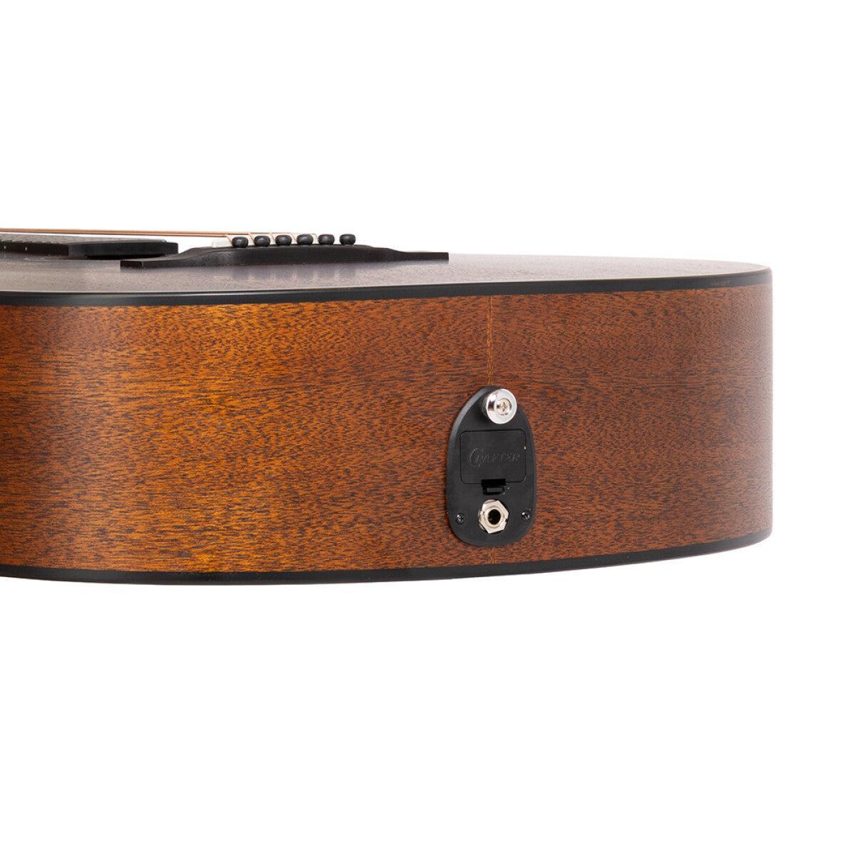 Crafter LITE D15CE – Dreadnought western guitar med massiv mahogni top