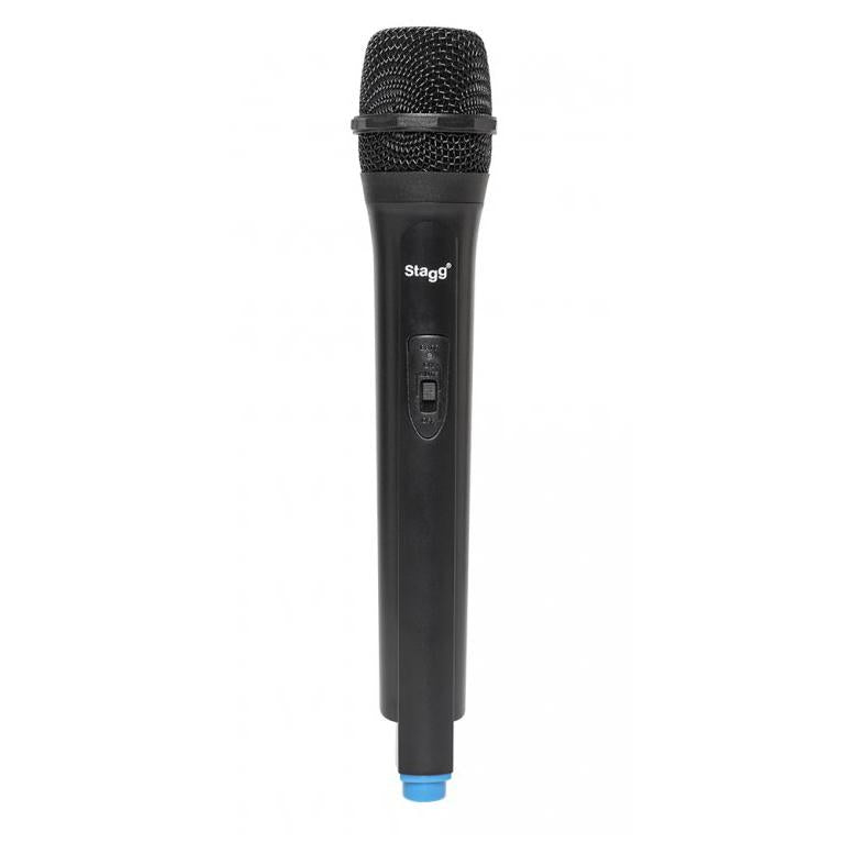 STAGG AS8B EU+UK 8" 2-way active speaker, class D, Bluetooth TWS Stereo, UHF mic, 125 watts, battery powered