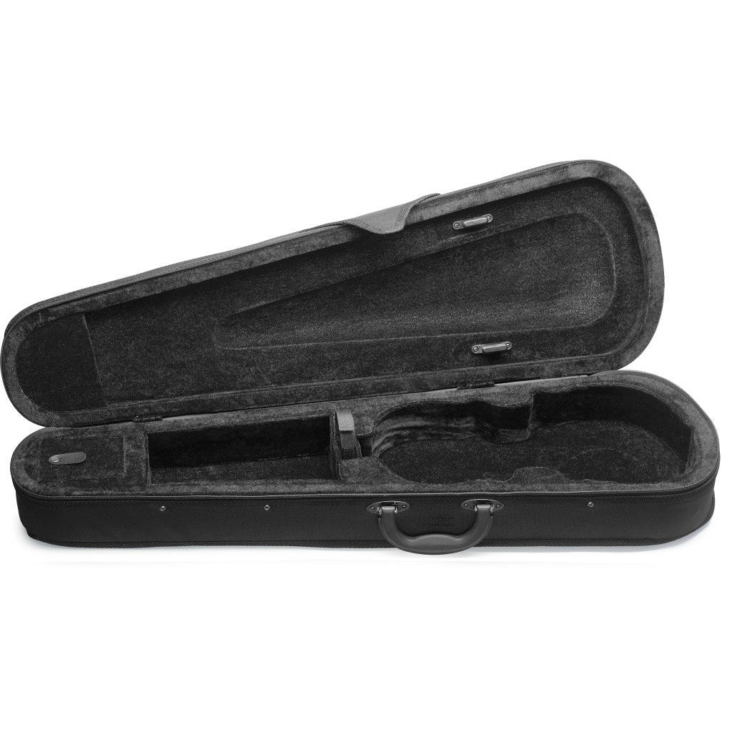 Stagg 4/4 Electric Violin Set in black, with soft case and headphones