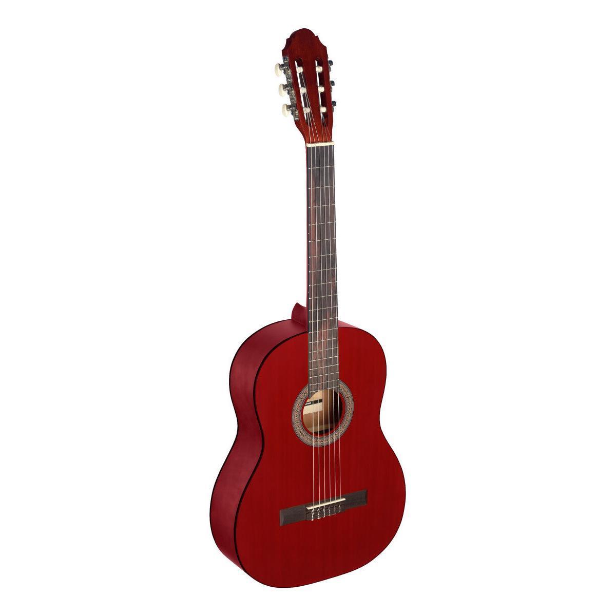 Stagg C440 M RED – 4/4 klassisk guitar i mat rød finish