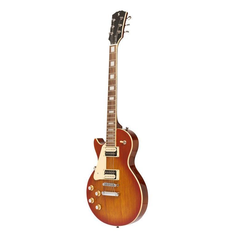Stagg LP-type electric guitar, left-handed