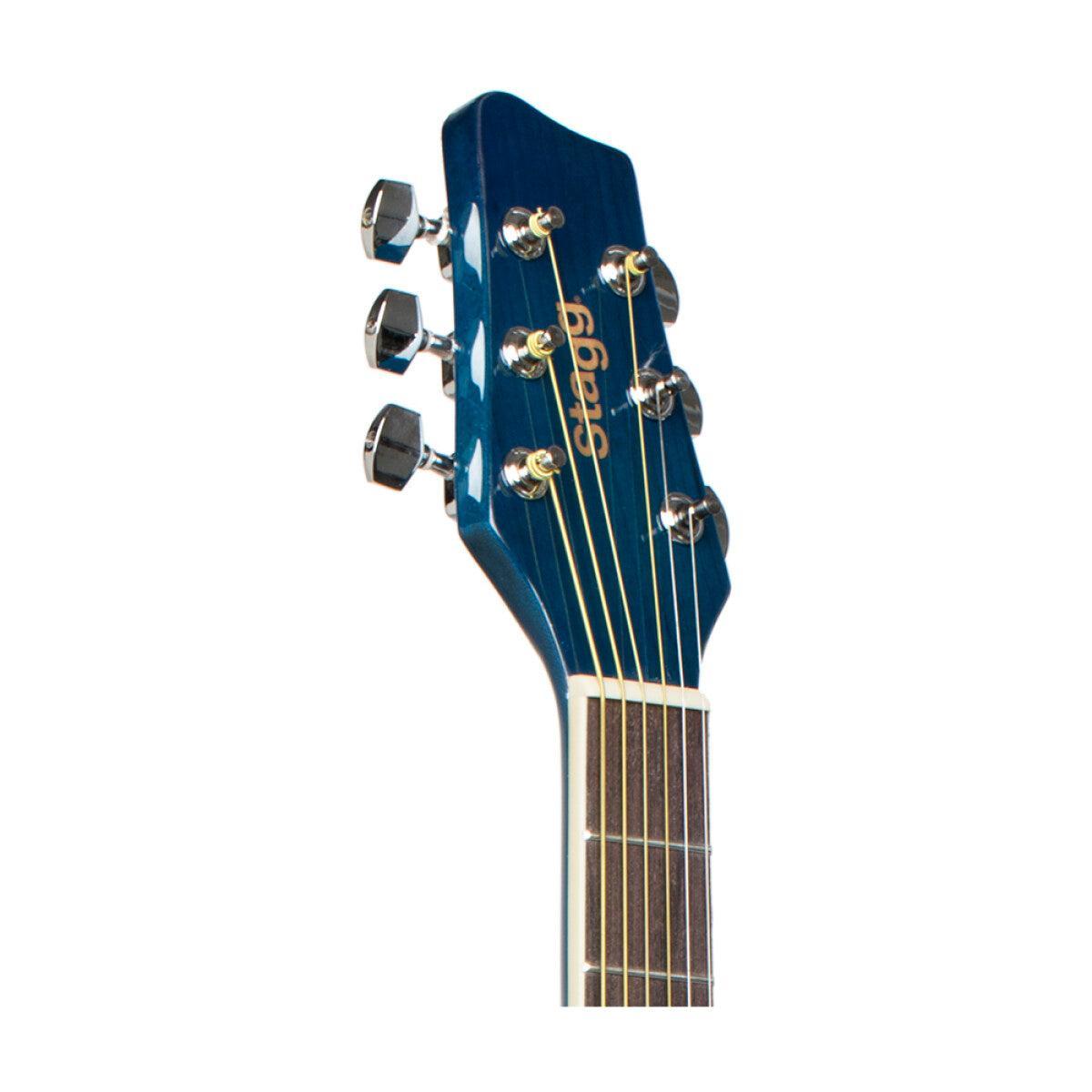 Stagg SA20D BLUE – Blå dreadnought western-guitar