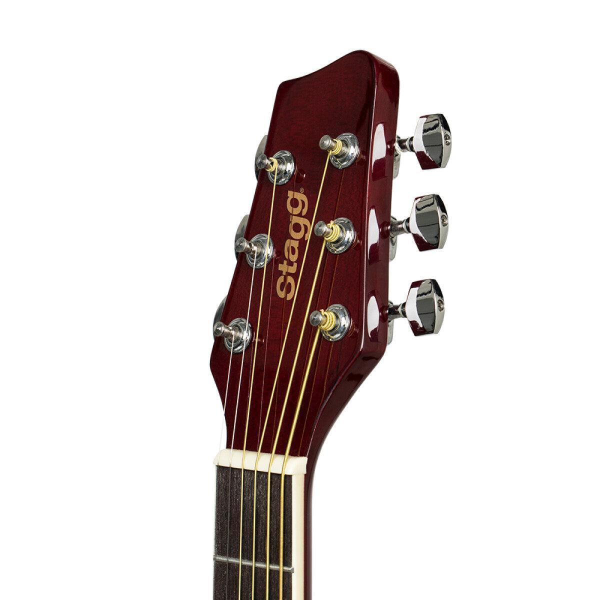 Stagg SA20D LH-N – Venstrehåndet western-guitar, dreadnought, natur