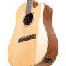 Stagg SA45 DCE-FM Dreadnought cutaway akustisk-elektrisk guitar med grandæk