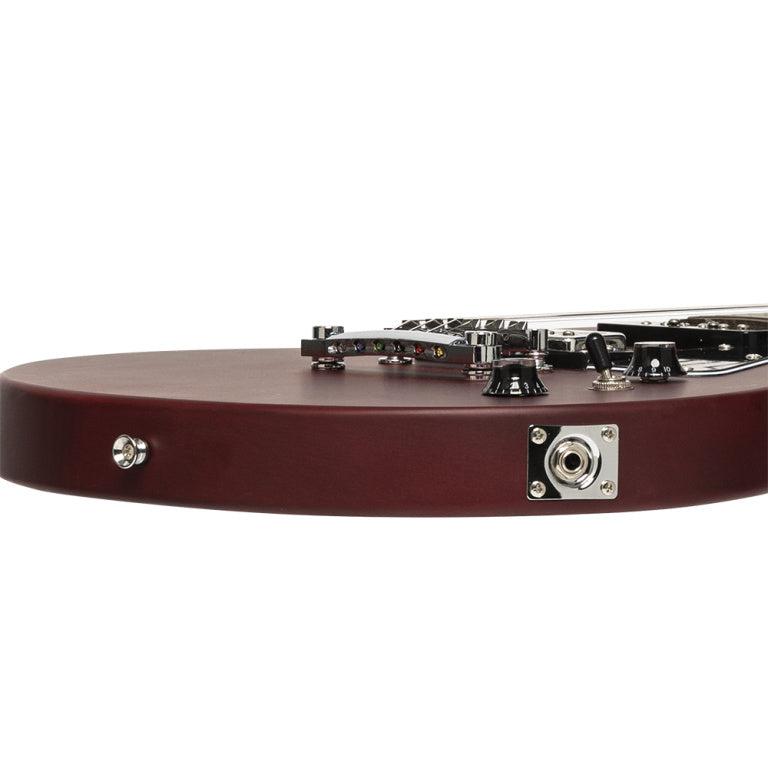 Stagg SEL-HB90 CHERRY LP type el-guitar m/P90