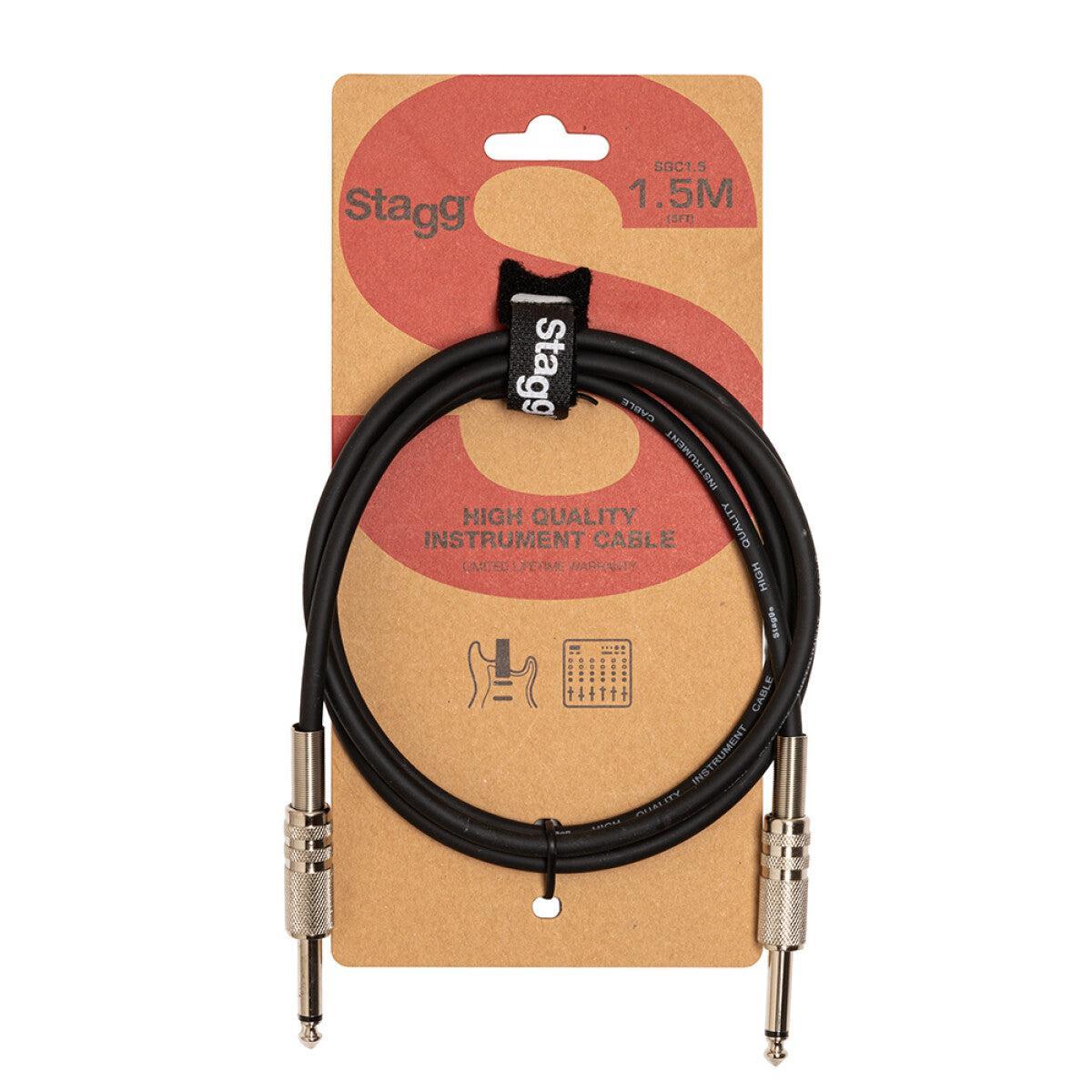 Stagg SGC1,5 – Instrumentkabel 1,5 m