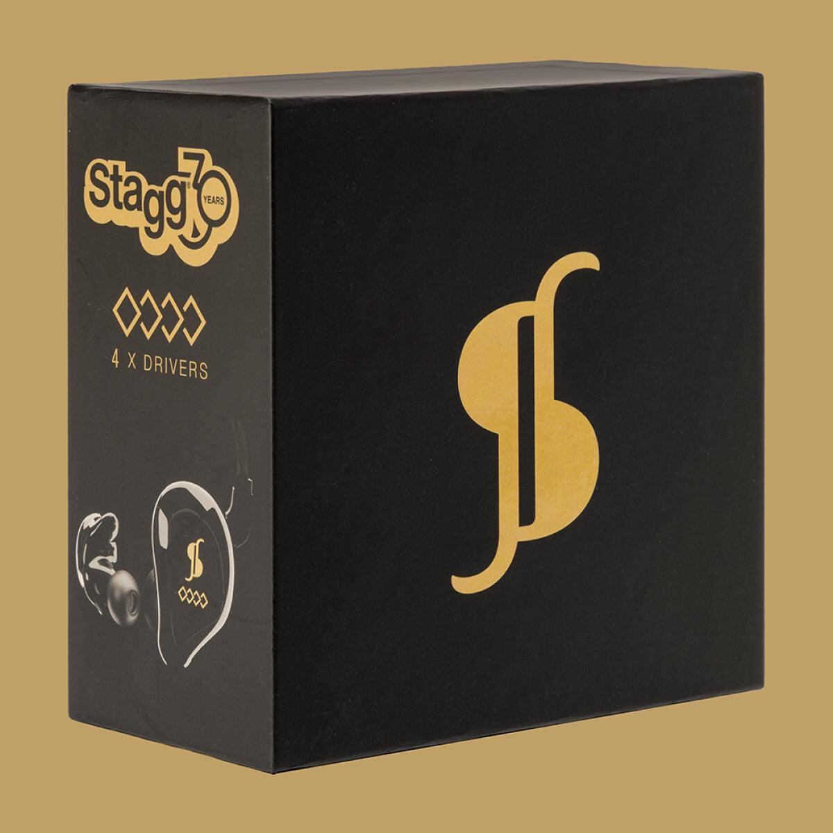 Stagg SPM-435 GD – High-resolution in-ear monitors med 4 drivere