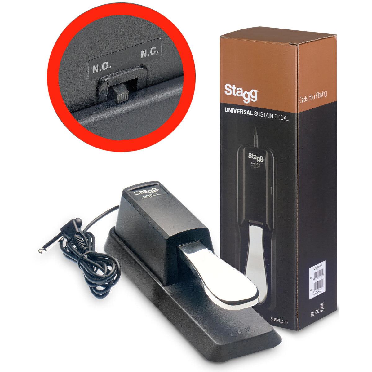Stagg SUSPED 10 – Universal sustainpedal til keyboard og elklaver