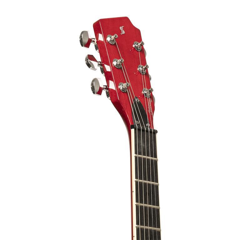 Stagg SVY 533 TCH Elektrisk guitar, Silveray Series, 533 Model, med hulrum i ahorn