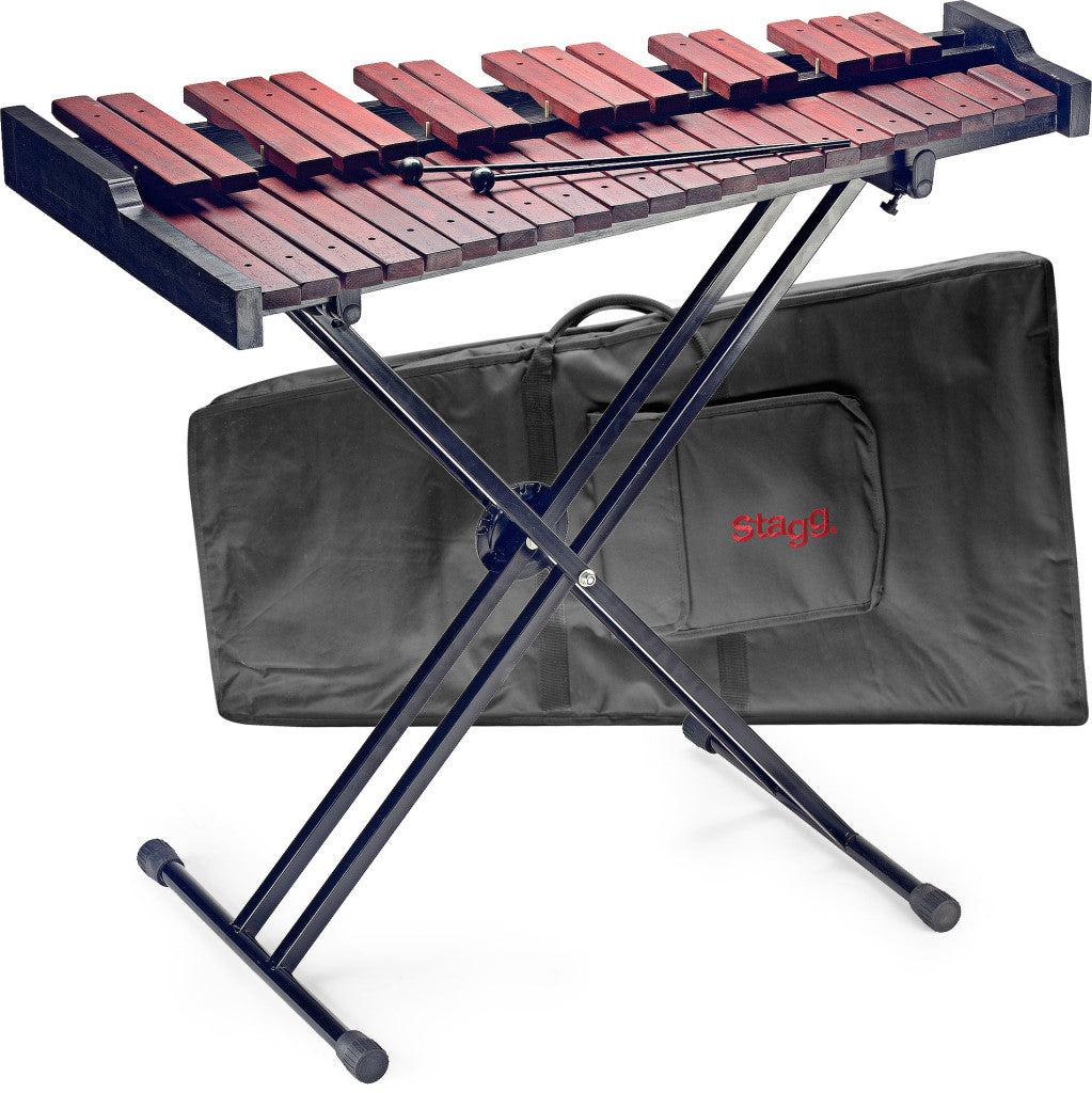 Stagg XYLO-SET 37 – 37-toners xylofon med stativ og transporttaske