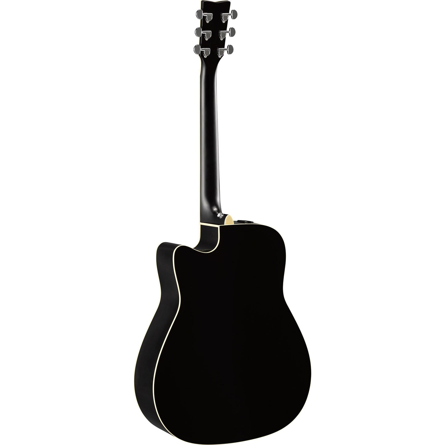 Yamaha FGX820C BLACK02 – Akustisk-Elektrisk Folk-Guitar (Sort)