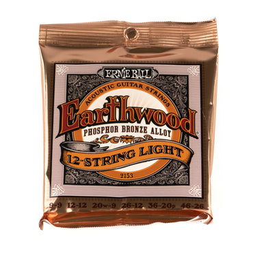 Ernie Ball 2153 Earthwood Strenge til Western 12-String Light - BORG SOUND
