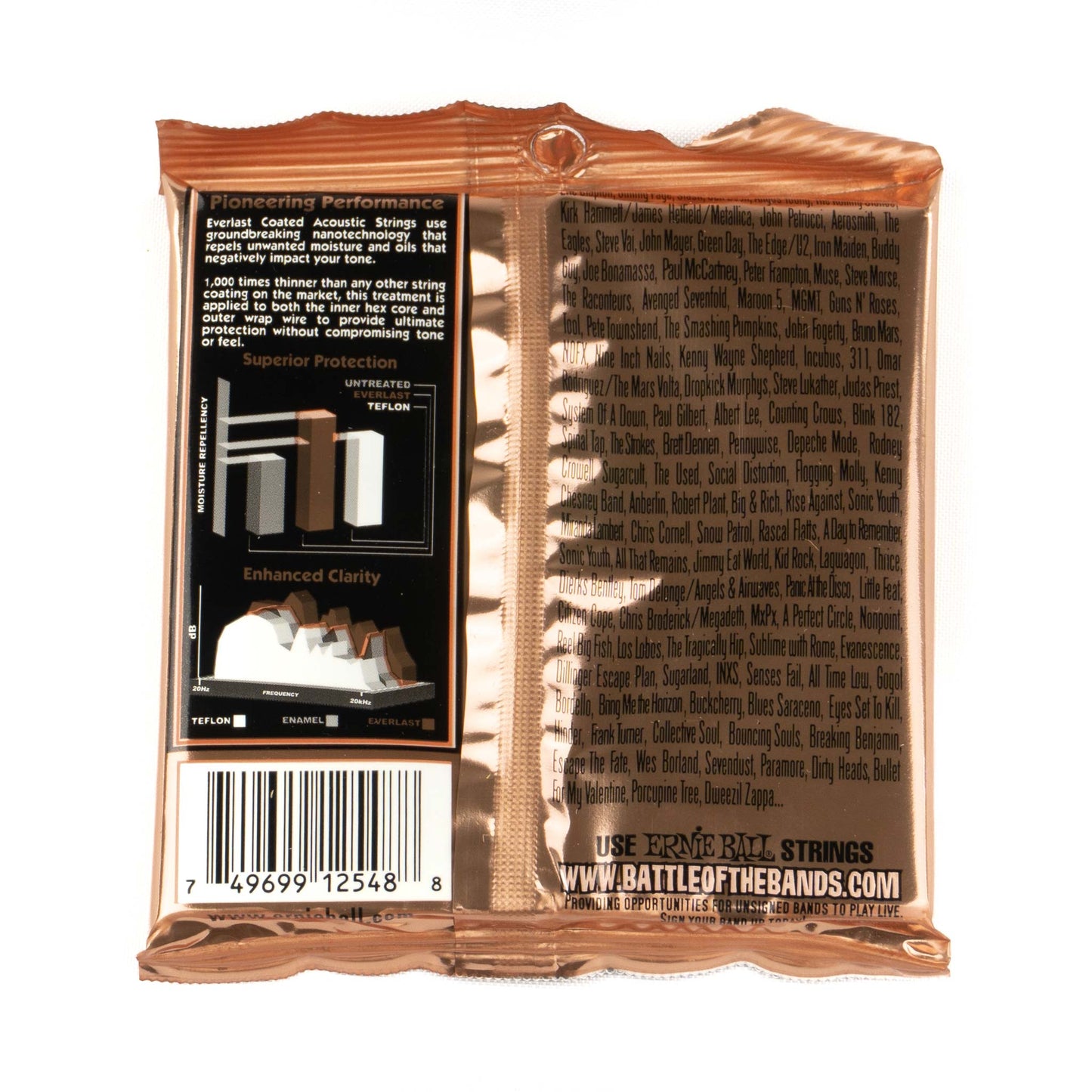 Ernie Ball 2548 Everlast Light Strenge til Western .011 - .052 - BORG SOUND