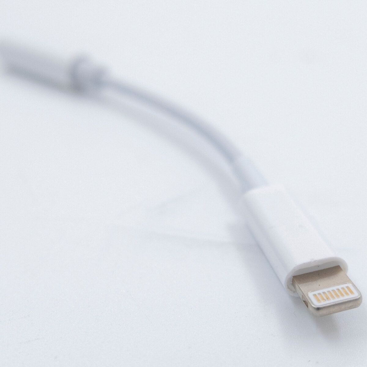 Record Lightning til minijack-adapter til hovedtelefoner