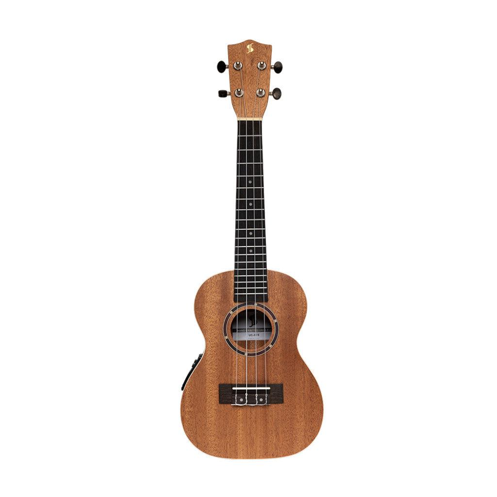 Stagg Acoustic-Electric Concert Ukulele with Sapele Top and Gigbag
