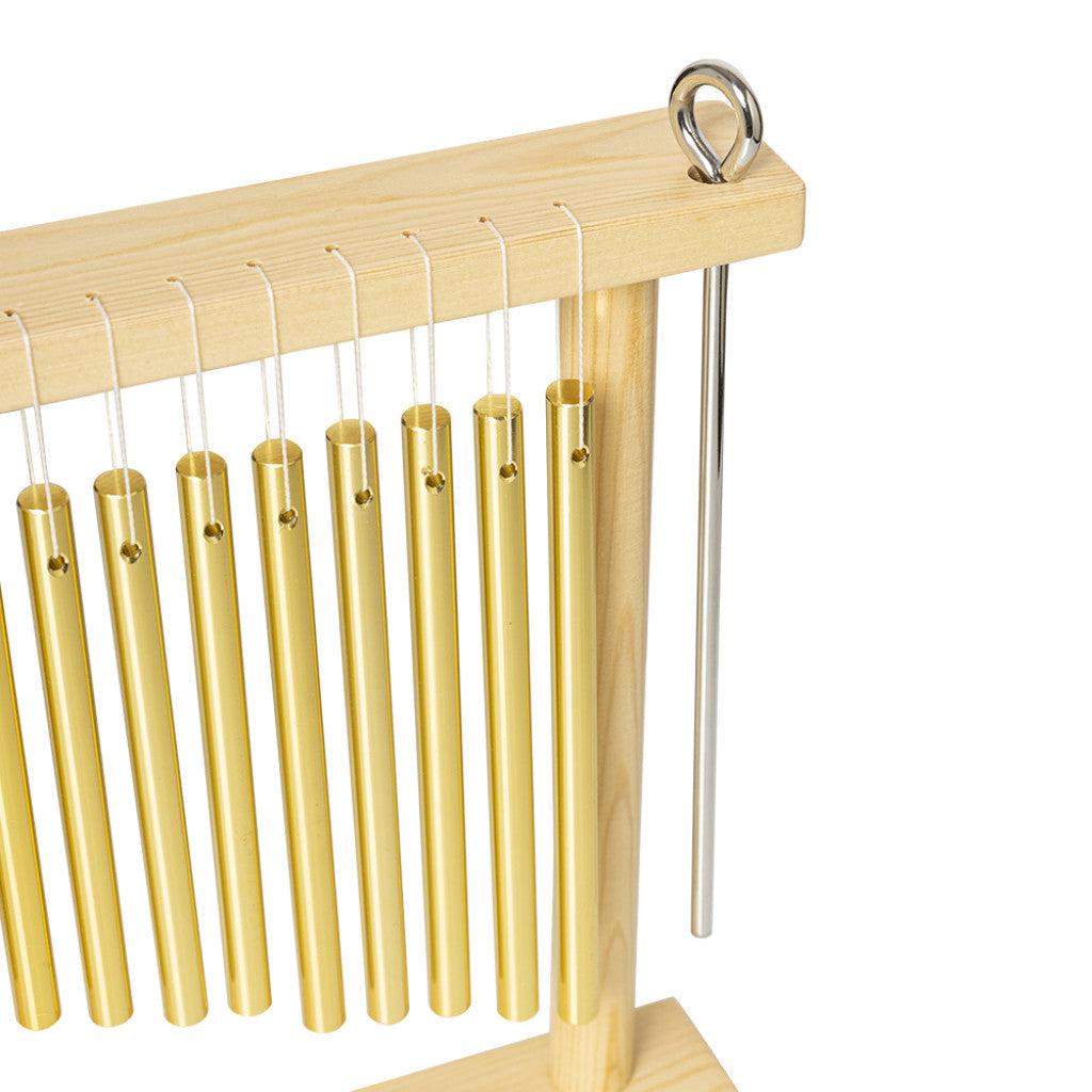 Stagg Chimes med 20 rør i træramme, incl. slåpind