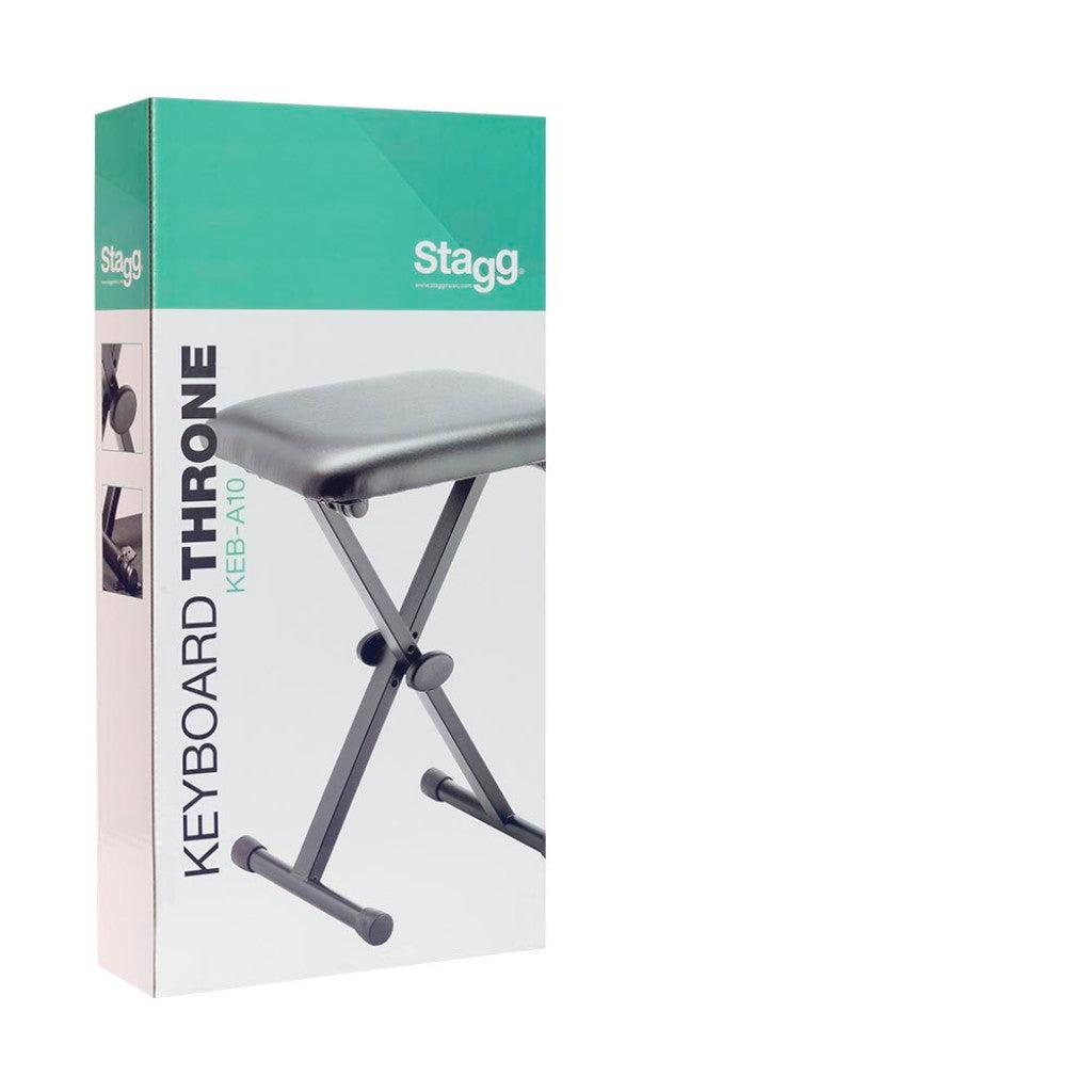 Stagg KEB-A10 Keyboard Bench with "X" Legs