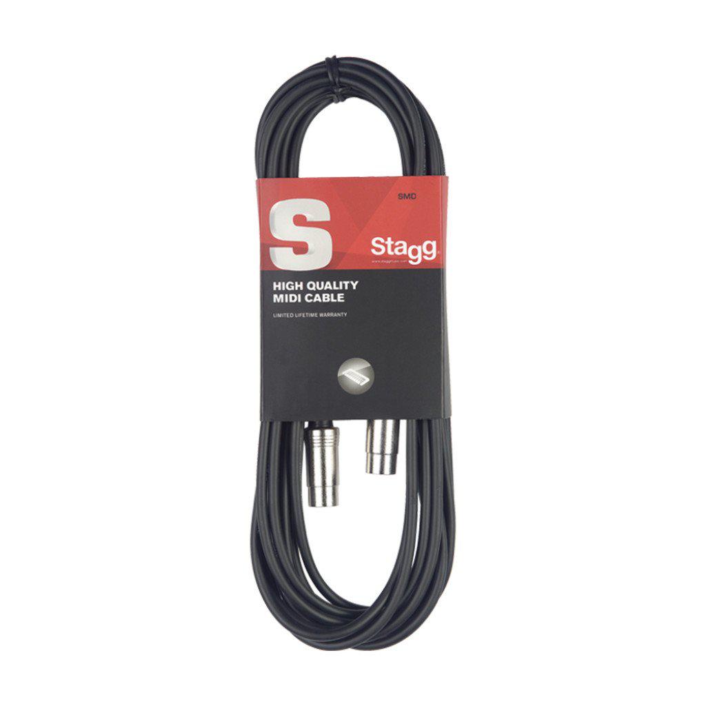 Stagg MIDI cable, Din/Din (m/m) - metal plug