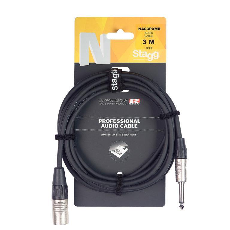 Stagg NAC(X)PXMR audio kabel han XLR til mono jack kabel