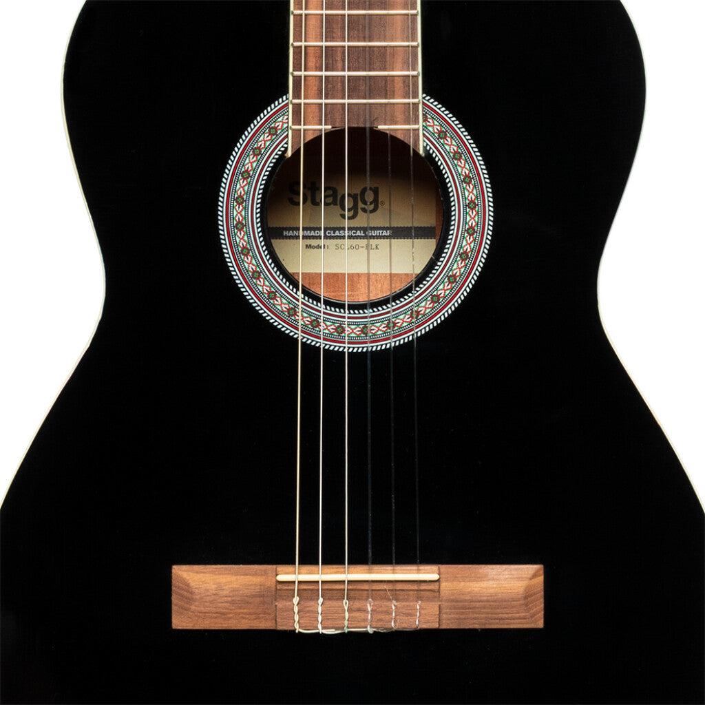 Stagg SCL60-BLK Classical Guitar - Polished Black
