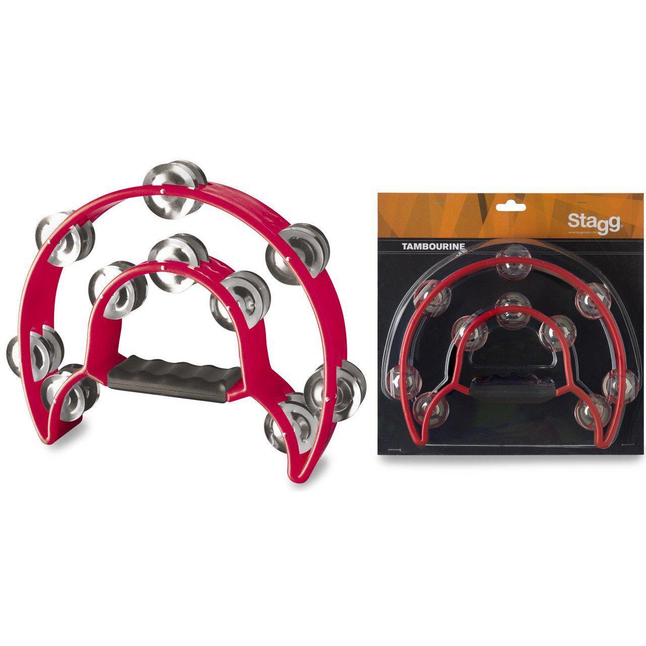 Stagg TAB-1 cutaway plastic tambourine with 20 bells