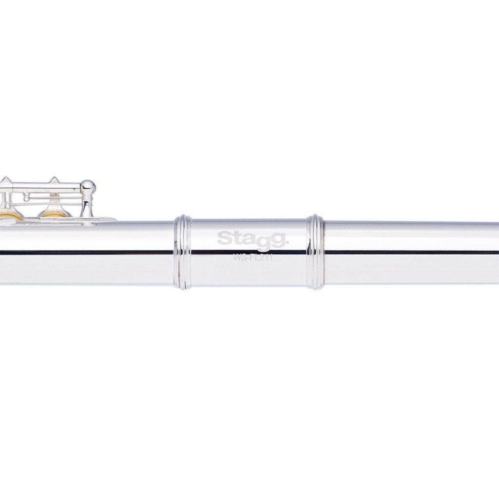 Stagg WS-FL211S - C Flute, closed flaps, Offset G, Split E
