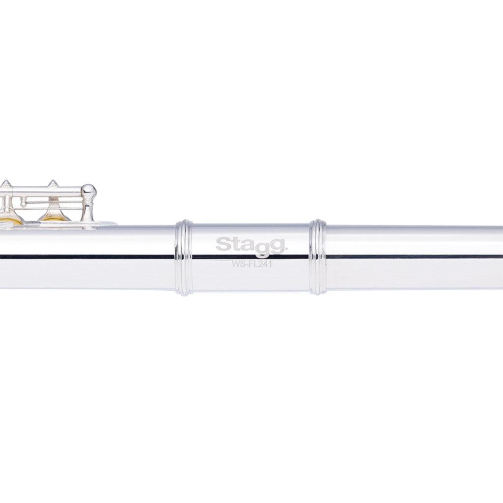 Stagg WS-FL241S C Flute, open flaps, Offset G, Split E