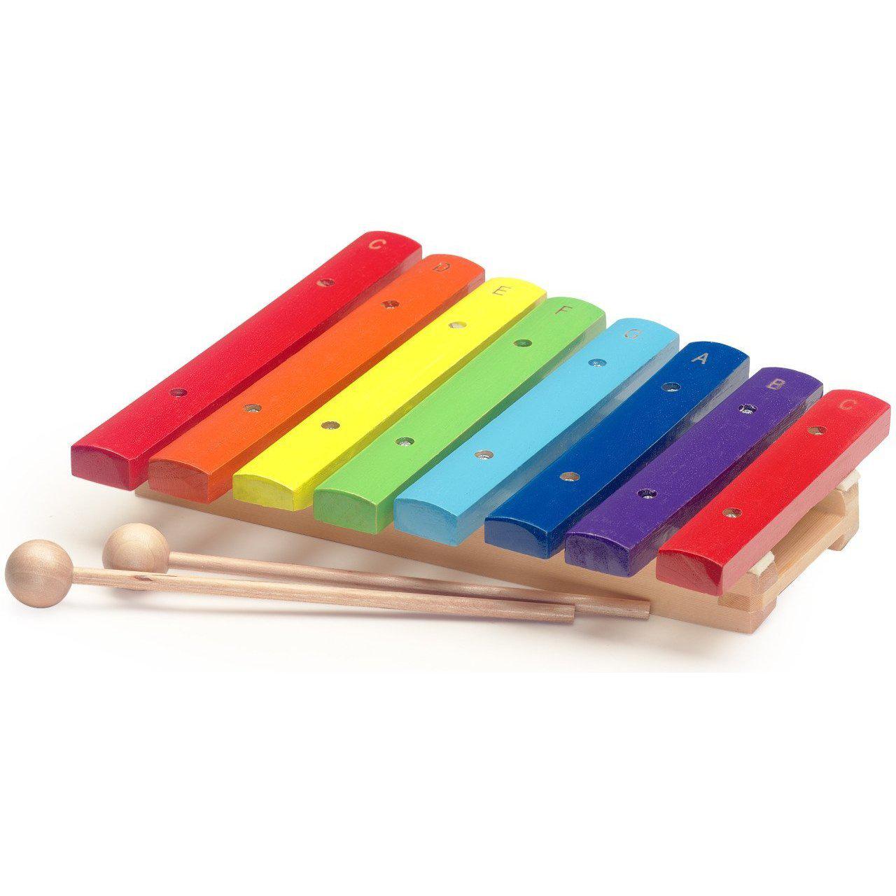 Stagg Xylophone with 8 color-coded keys