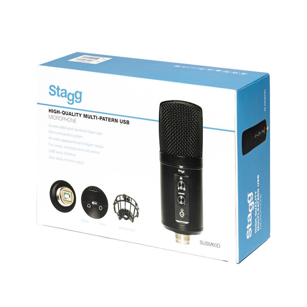 Stagg condenser USB microphone w/double membrane