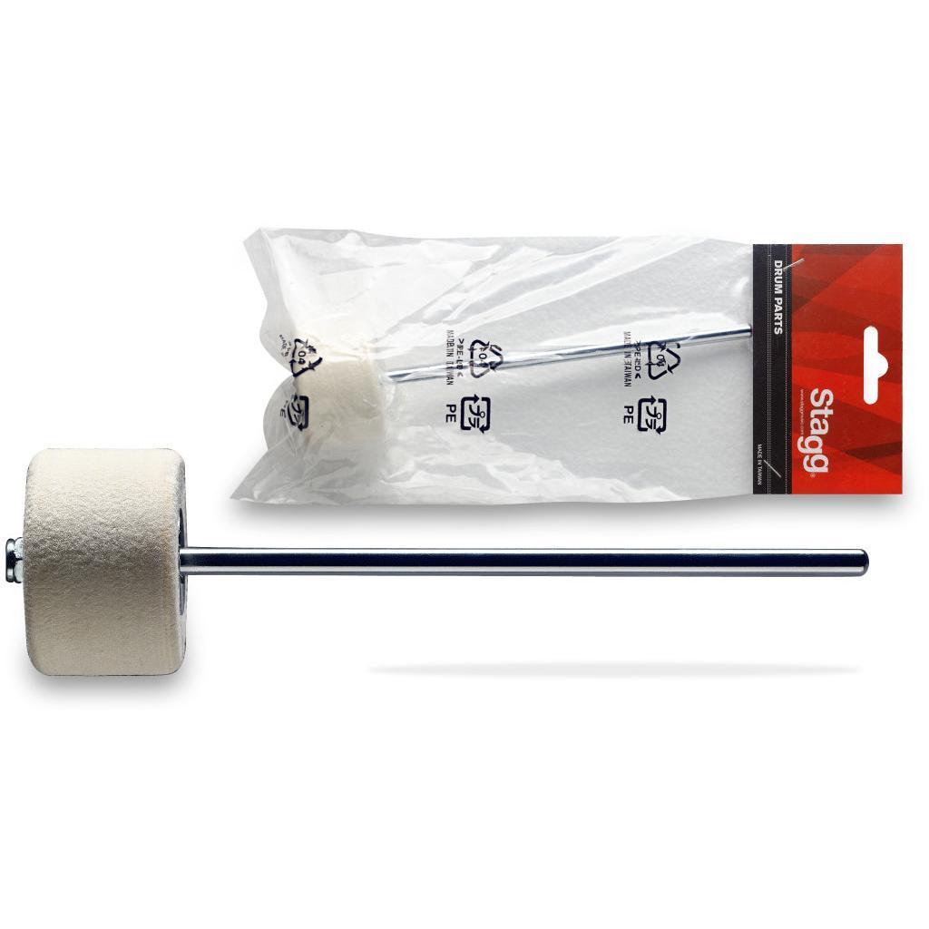 Stagg drumstick with white felt - hard