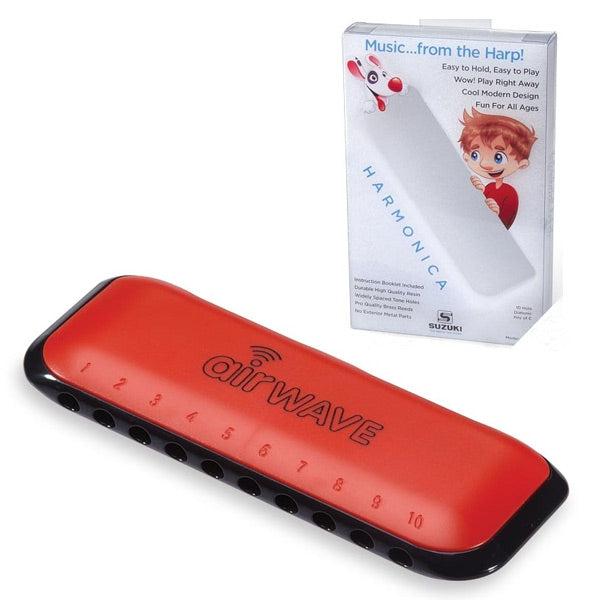 Suzuki airwave harmonica - Red