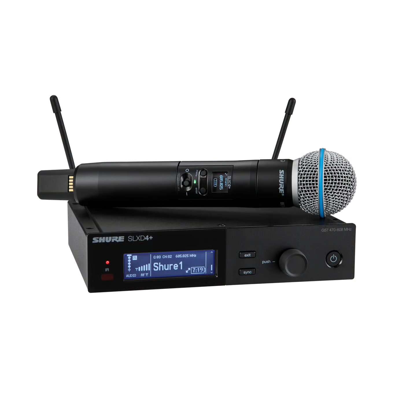 SLXD24+E/B58-G65 Handheld System, Beta58A
