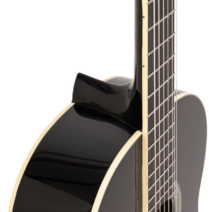Angel Lopez ALICANTE SM BK – Klassisk spansk guitar 4/4 (sort)