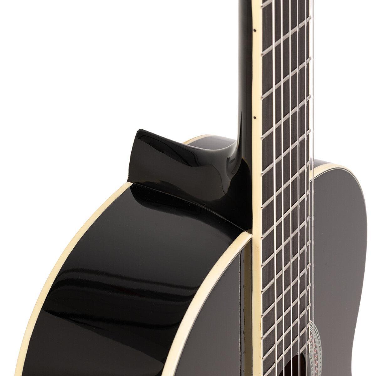Angel Lopez ALICANTE SM BK – Klassisk spansk guitar 4/4 (sort)