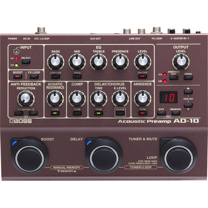 Boss AD-10 Acoustic Preamp & Multi Effects