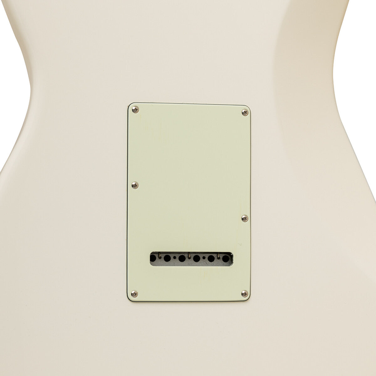 Crafter CHARLOTE SM OW – S-style elguitar HSS med gigbag (Olympic White)