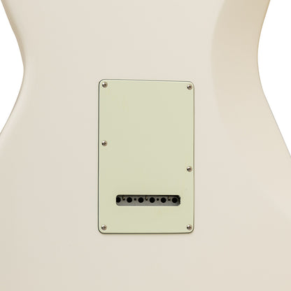 Crafter CHARLOTE SM OW – S-style elguitar HSS med gigbag (Olympic White)