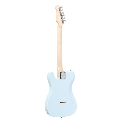 Crafter CHARLOTE TM DB – T-style elguitar med gigbag (Day Blue)