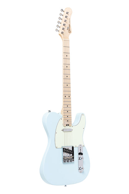 Crafter CHARLOTE TM DB – T-style elguitar med gigbag (Day Blue)