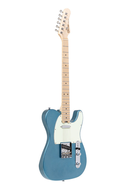 Crafter CHARLOTE TM LPB – T-style elguitar med gigbag (Lake Placid Blue)