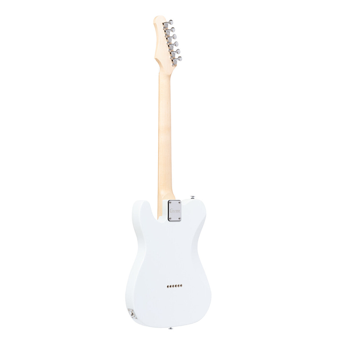 Crafter CHARLOTE TM OW – T-style elguitar med gigbag (Olympic White)