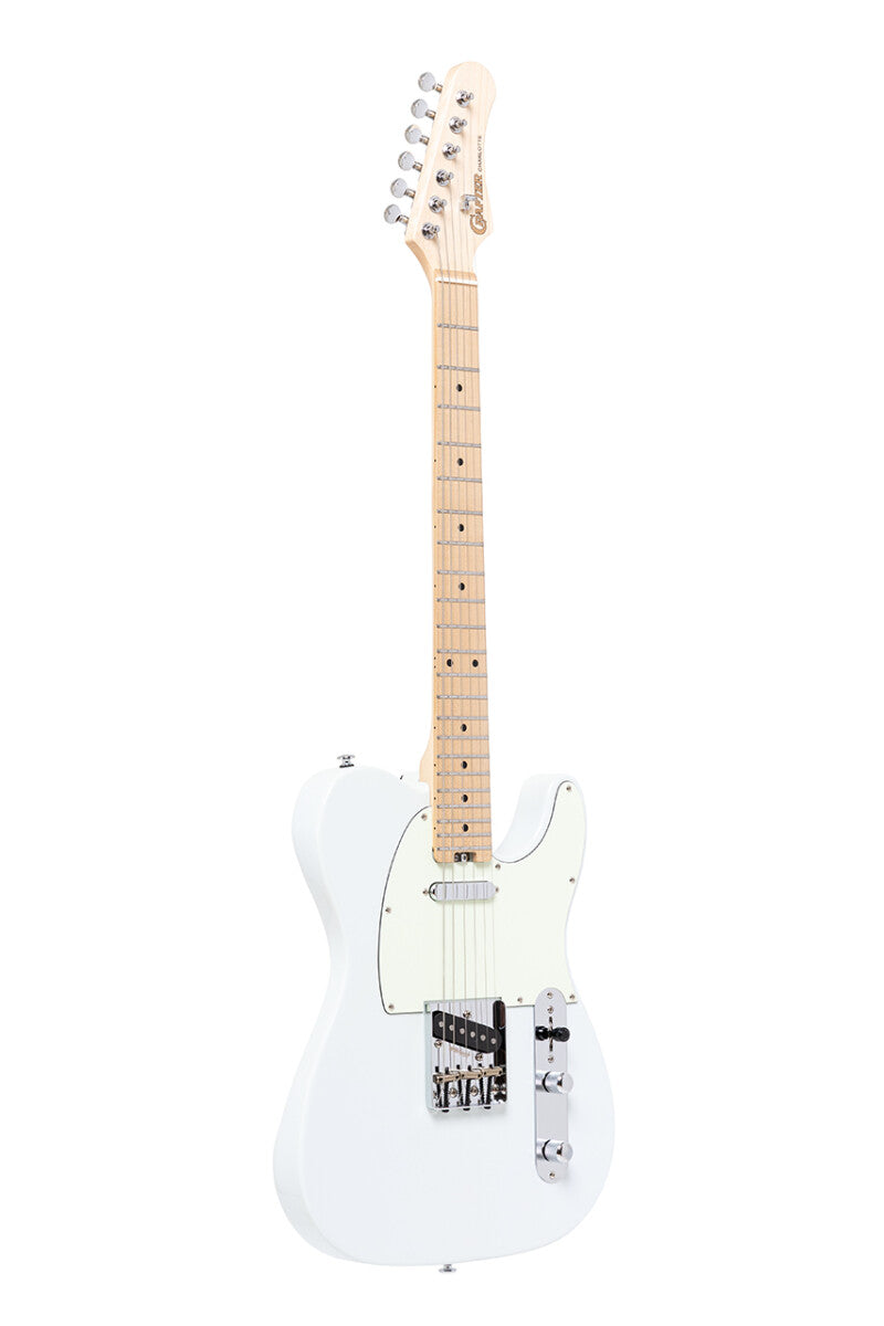 Crafter CHARLOTE TM OW – T-style elguitar med gigbag (Olympic White)