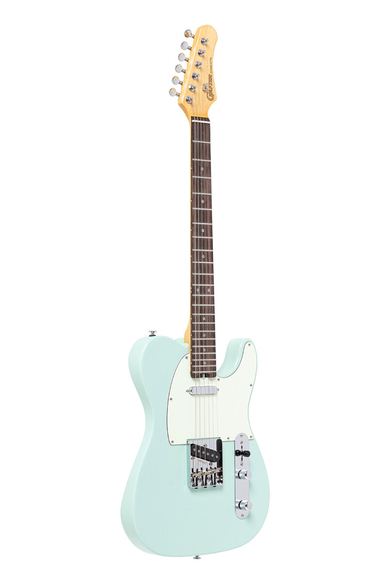 Crafter CHARLOTE TR AG – T-style elguitar med gigbag (Area Green)