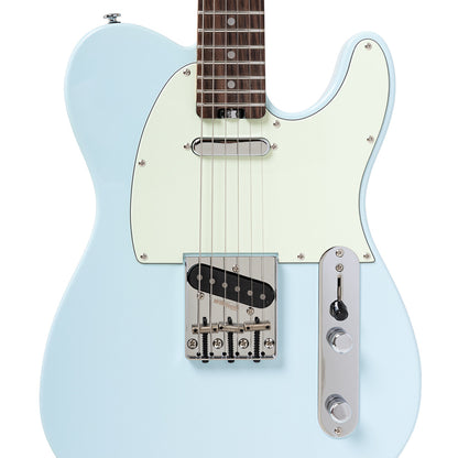 Crafter CHARLOTE TR DB – T-style elguitar med gigbag (Day Blue)