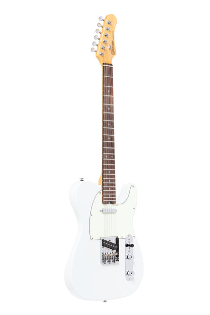 Crafter CHARLOTE TR OW – T-style elguitar med gigbag (Olympic White)