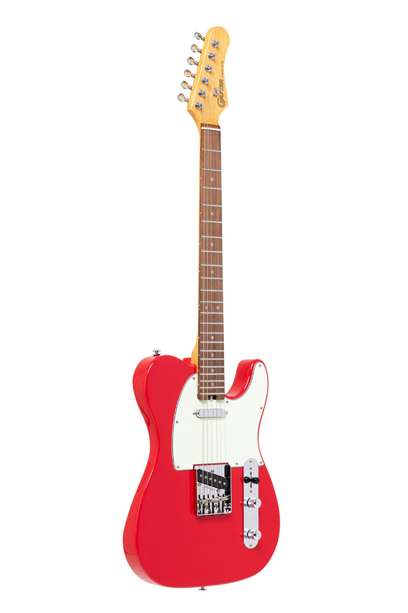 Crafter CHARLOTE TR VR – T-style elguitar med gigbag (Vintage Red)