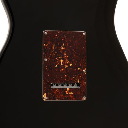 Crafter CREMA SVVSM CB – S-style elguitar HSS med gigbag (Cosmic Black)