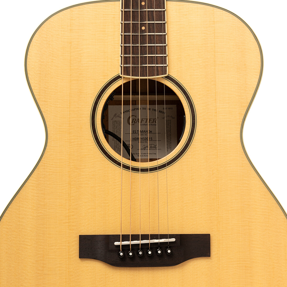 Crafter ES-MAHO TE NAT – Orchestra western guitar i massivt mahogni