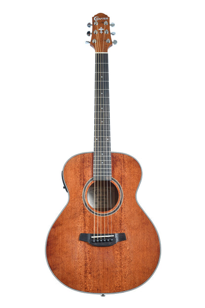 Crafter HM100E-BR – Mini western guitar med pickup (Brown)